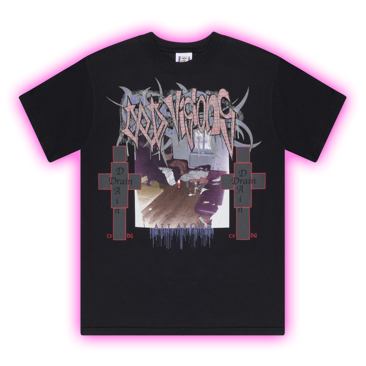 COLD VISIONS 32 BLACK T-SHIRT
