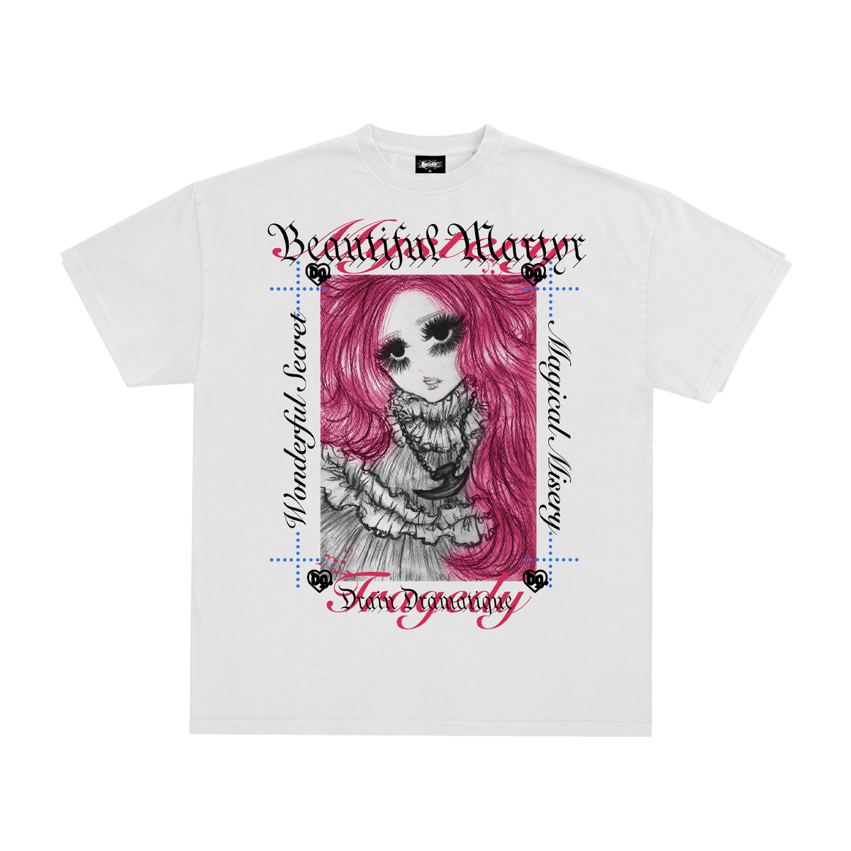 BEAUTIFUL MARTYR WHITE TEE (FEMALE)