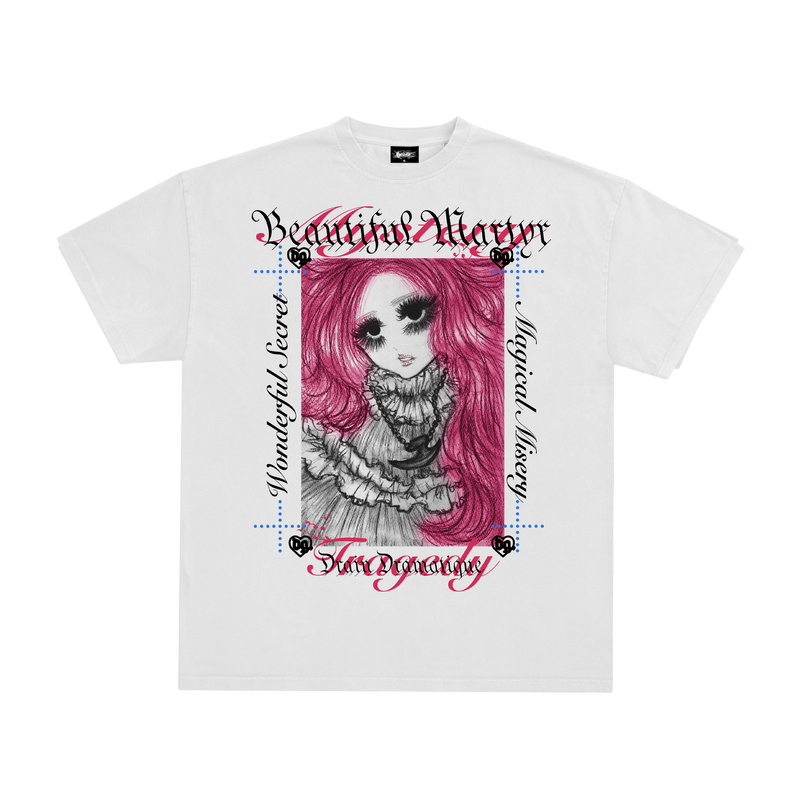 BEAUTIFUL MARTYR WHITE TEE (FEMALE)