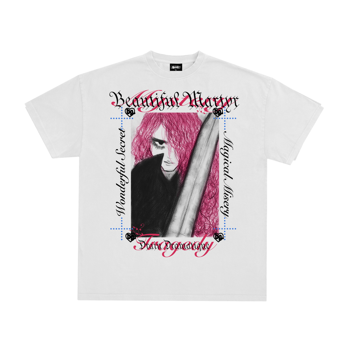 BEAUTIFUL MARTYR WHITE TEE (MALE)