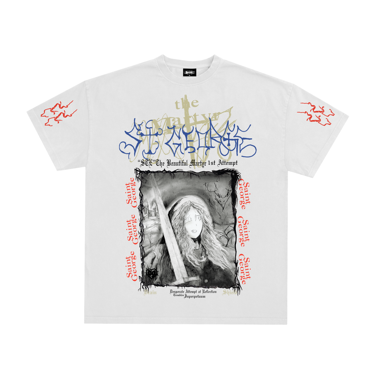 ST. GEORGE WHITE TEE