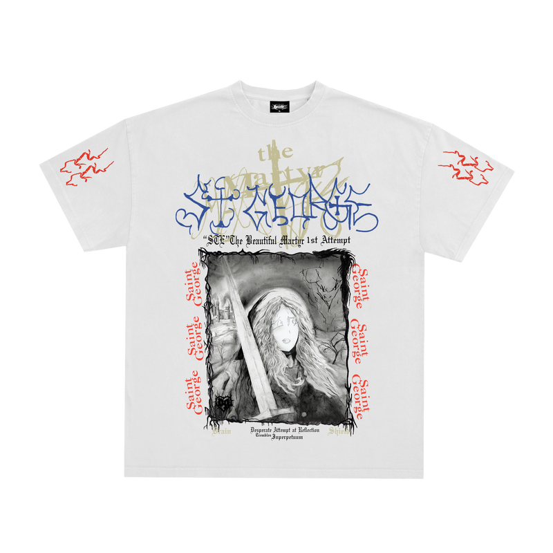 ST. GEORGE WHITE TEE