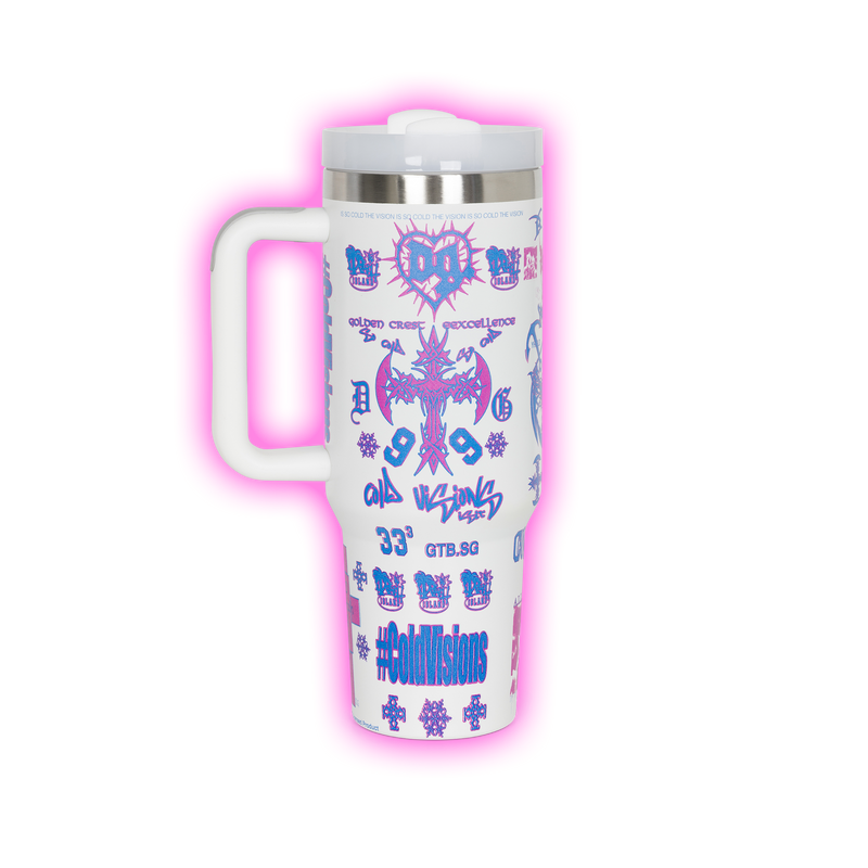 COLD VISIONS WHITE TUMBLER