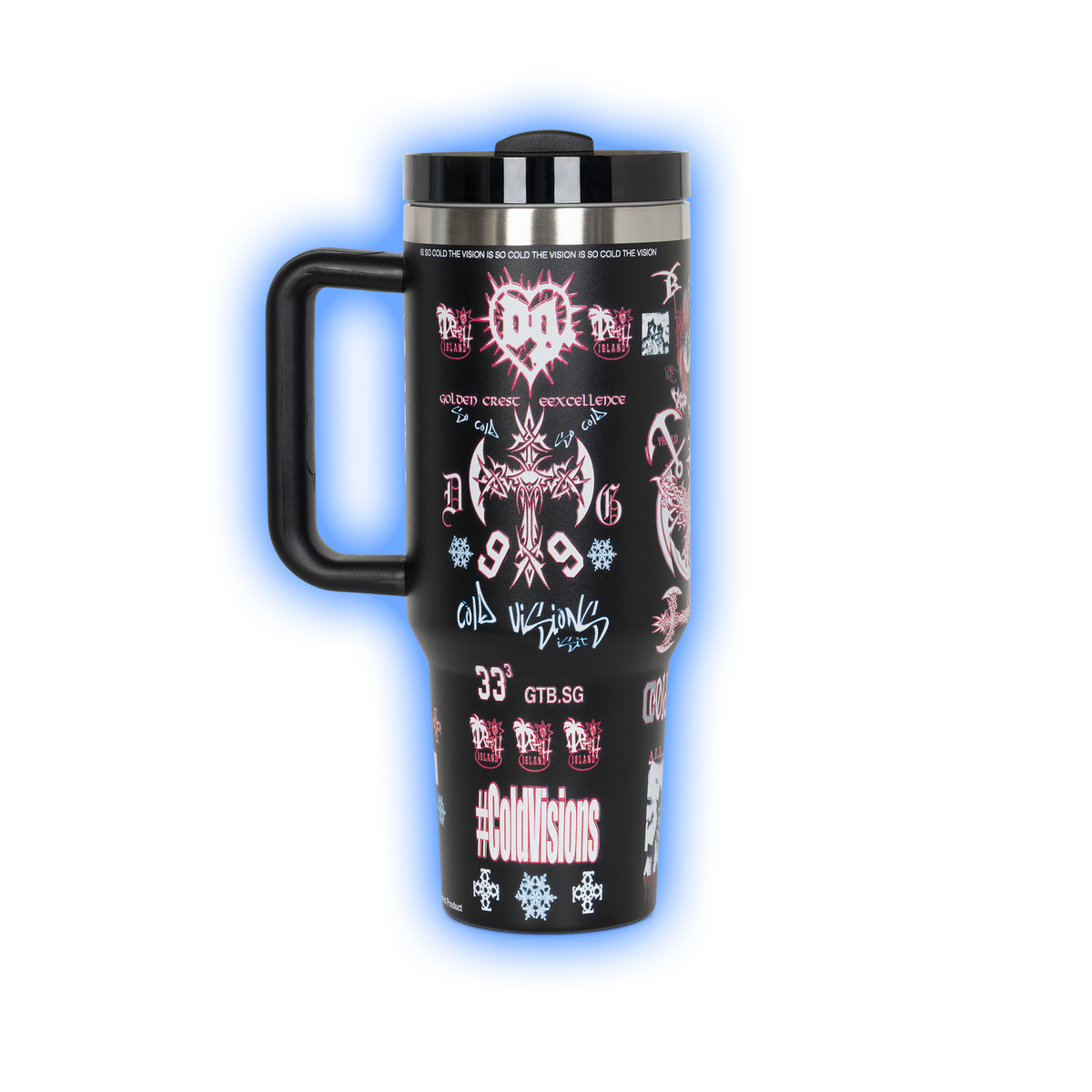 COLD VISIONS BLACK TUMBLER